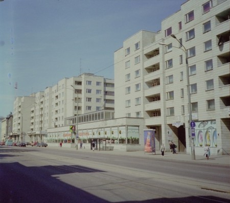улица Нарва маантее Эстония  май 1998 г.