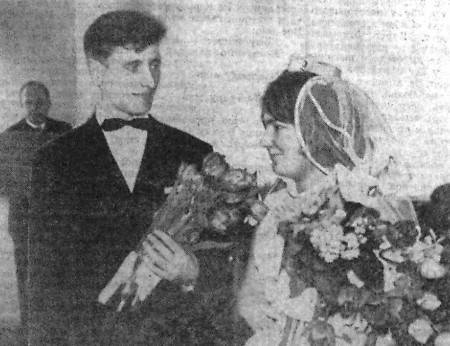 Симонай Иван и его супруга Элла молодожены  - 25 05 1968