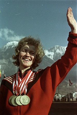 Скобликова Лидия Павловна,Олимпийская чемпионка,чемпионка мира по конькобежному спорту.