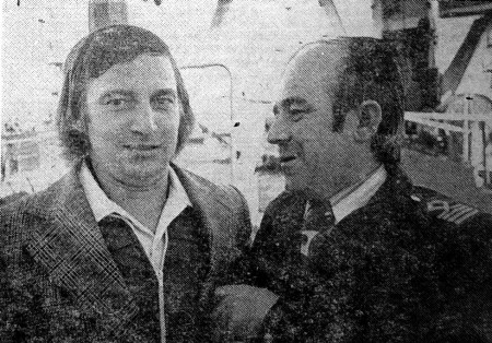 Пусторнаков  Алексей (слева) и Иван Брико матросы   - РТМС-7535 Лембит Пэрн 23 03 1978