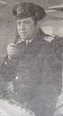 Зимовский Владимир Игнатьевич  капитан-директор  РТМС Батилиман - 27 декабря 1975 года