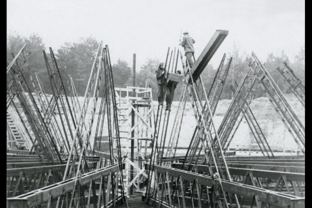 строительство телебашни Таллинна 1975