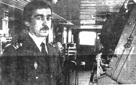 Русак  Георгий  третий штурман  - РТМС-7508 Батилиман 04 05 1989