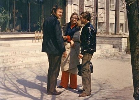 Владимир Высоцкий, Марина Влади и Мати Талвик, 1972. Таллин, ул.Ломоносова