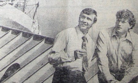 Интяшин Станислав и Василий Круглов  - молодые рыбаки передового экипажа БМРТ-368 Оскар Лутс - 29 августа 1974 года