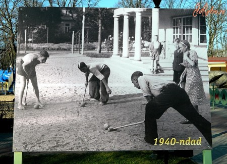 Фотография с детской площадки парка Кадриорг 1940-е