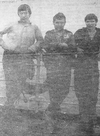 Старков Саша , Виктор Кирилко и  Леша Тузник подружились в мореходной школе - БМРТ-396 Иоханнес Рувен 05 07 1975