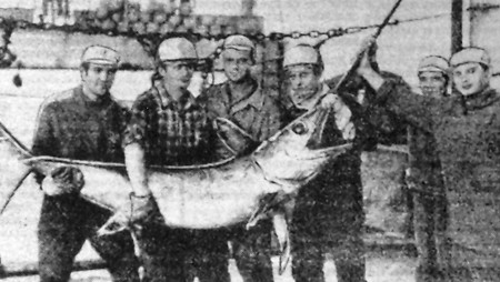 В один из тралов попала рыба-меч – БМРТ-250  Яан Коорт 14 10 1971