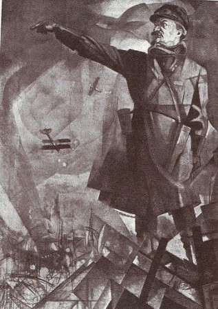 Юрий Анненков. Лев Троцкий. 1923 г.