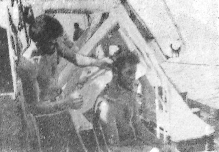 Перед приходом в родной порт – БМРТ-489 Юхан Лийв  07 05 1969