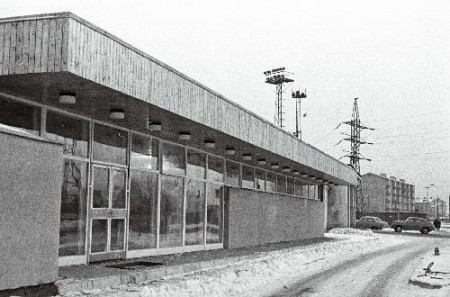 остановка такси таллинского Таксопарка  1969