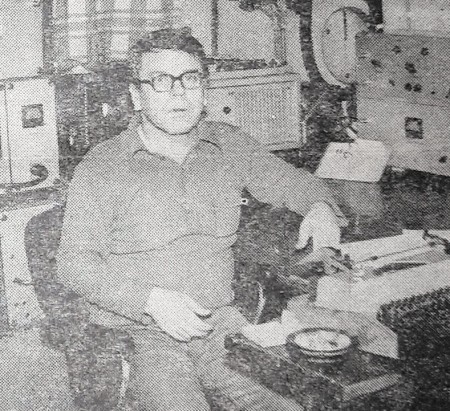 Антонов А.  начальник радиостанции  - БМРТ-253 МАРТ СААР 30 06 1977