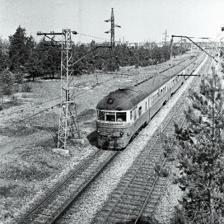 паровоз на лиинии Таллинн - Хаапсалу 1971