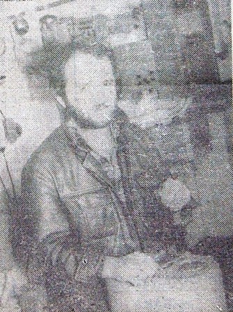Левин Евгений  третий помощник капитана -  БМРТ-441 Эдуард Сырмус 14 декабря  1978
