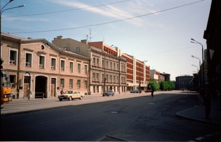 улица Нарва маантее Эстония  июнь 1992 г.