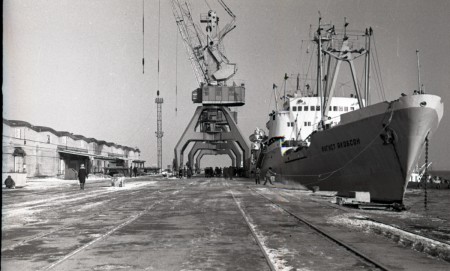 ТР Август Якобсон в порту - 1970-е
