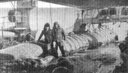 Один из тралов с  богатым уловом - БМРТ-598 Рихард Мирринг 15 05 1979