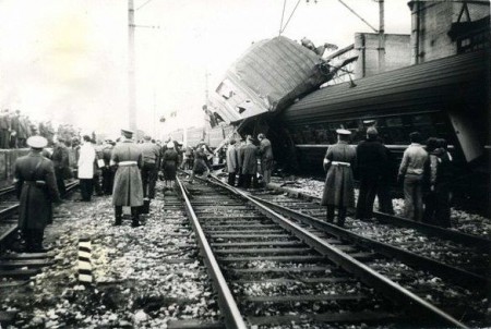 Крушение 4 октября 1980 года на Балтийском вокзале. Столкнулись два электропоезда