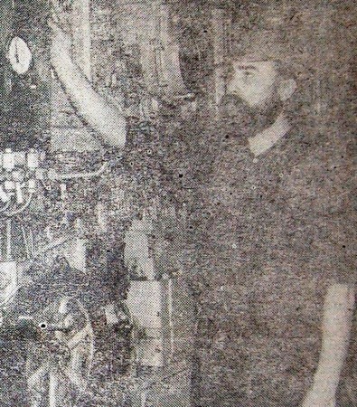 Сеппам Тынис моторист  - БМРТ 457 Каарел Лийманд - 11 мая 1976
