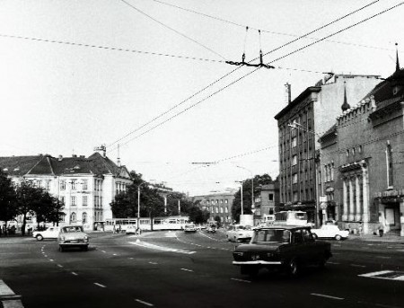 вид на площадь Победы  1970