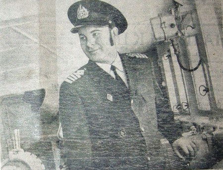 Спирин Олег Алексеевич  капитан-директор БМРТ-489 Юхан Лийв  - 30 мая 1974 года