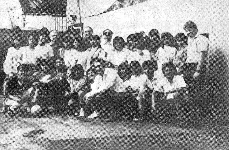 Студенты технологического института г. Лимы в гостях у ПЭ-2 - 09 07 1988