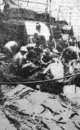 Рыбодобытчики штопают тралы – БМРТ-368 Оскар Лутс  25 07 1969
