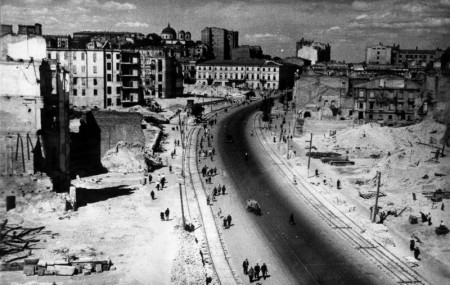 Крещатик - 1944 год, Киев