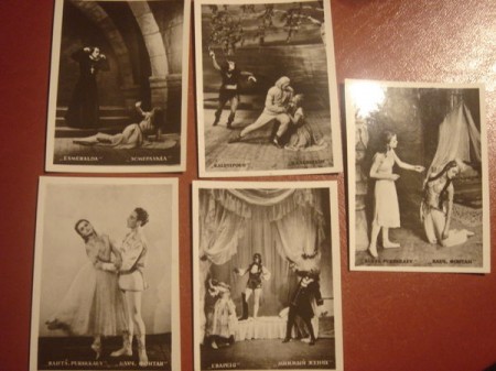 сцены из программы театра Эстония ЭССР 1955