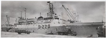 БМРТ-229 Ганс Леберехт в порту - 1964