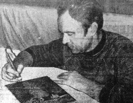 Любимов Дмитрий старший мастер добычи за своим хобби – БМРТ-250 Яан Коорт 13 11 1971