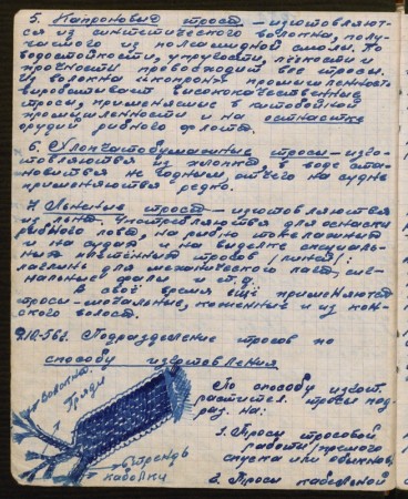 Конспект 1956 г. В. Соколова, курсант ПМШ 7