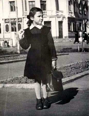 школьница  1955  год.