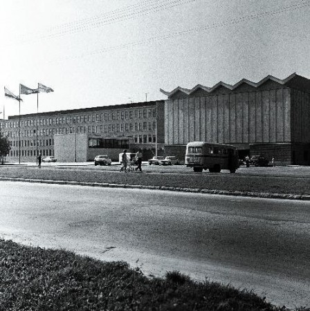 Вид на здания ТПИ в Мустамяэ  1968