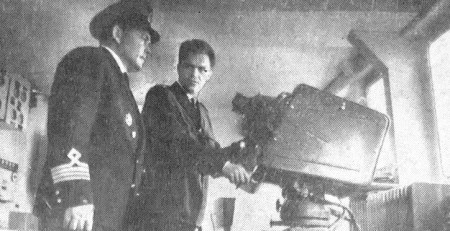 Ставрович В. капитан и  3-й помощник  А. Пыллуаас  - ПБ Фридерик Шопен 05 02 1966