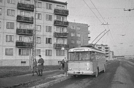 троллейбус линии №2   - 11 1967