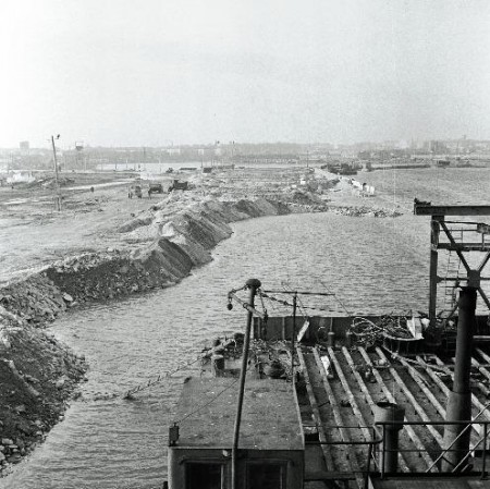 Строительство таллинского рыбного порта 1961