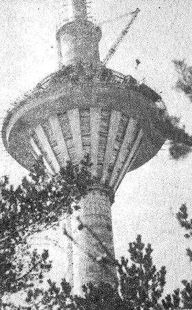Обстройка телевизионной башни в Клоостриметса – Таллин 28 08 1979