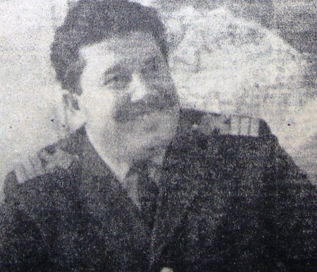 Барбакадзе Багдо Виссарионович  капитан   25 арпеля 1972