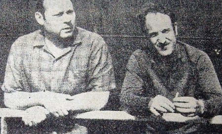 Бабкин Николай капитан-директор РТМ-7192 Юлемисте и Соколов Виктор старший помощник  9 декабря  1972