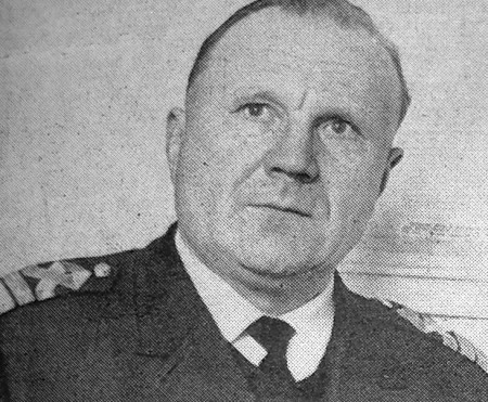 Кальберг  Эрих Карлович начальник лоцманской службы Таллинского морского рыбного порта старший лоцман  - 28 04 1973