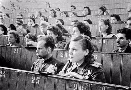 Первая лекция в МГУ, 1 сентября 1945 года