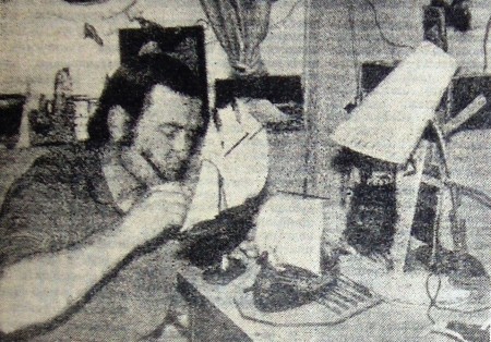 Рааг А. боцман БМРТ 474  увлекается созданием миниатюрных парусников  3 февраля  1972