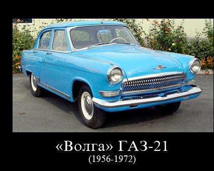 Волга  ГАЗ-21  1956-1972