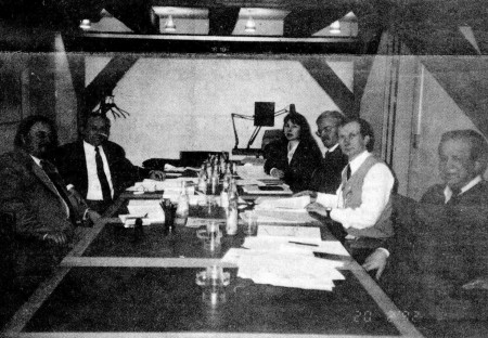 эстонская делегация на переговорах по квотам рыбы -  13  03  1992