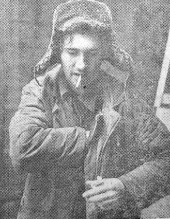 Эгрецкий Андрей после окончания подвахты на укладке готовой продукции - БМРТ-605 Мыс Челюскин 24 08 1976