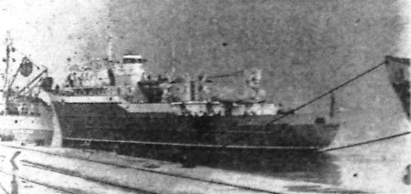 Тормиде Ранд впервые  подходит к месту швартовки в Таллинском порту – 07 09 1968