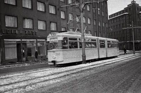 трамваи ГДР на линии улицы Пярну маантее   1965