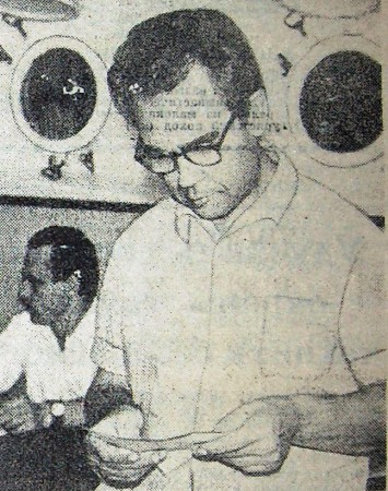 Юндеман Владимир рыбмастер БМРТ 250 Яан Коорт с письмом из дома 13 июня 1972