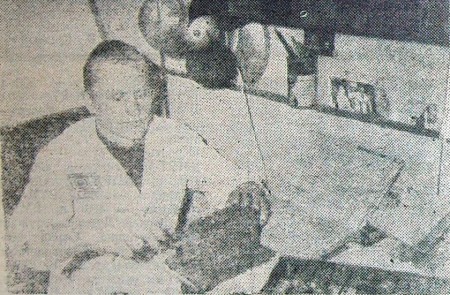 завпрод Г. Д. Гаврютин за выпиской продуктов на камбуз БМРТ-250 Яан Koopт -  25 мая 1974 года.